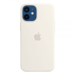 Чехол Apple MagSafe для iPhone 12 mini, силикон, белый