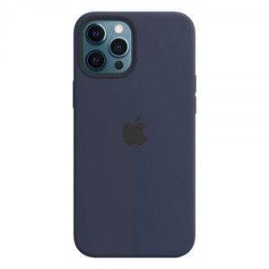 Чехол Apple MagSafe для iPhone 12 Pro Max, силикон, «тёмный ультрамарин»