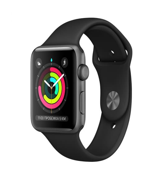Apple Watch Series 3, 42mm Space Gray (MTF32)