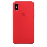 Чехол для Apple iPhone X / XR / XS Silicone Case RED