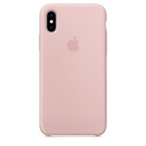 Чехол для Apple iPhone X / XR / XS Silicone Case Pink Sand