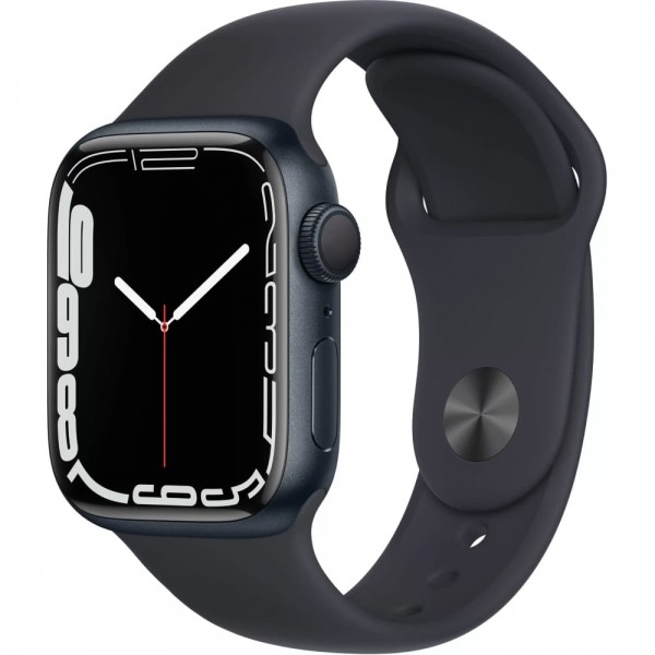 Купить Apple Watch 7, 45 мм, цвета «тёмная ночь» в СПб