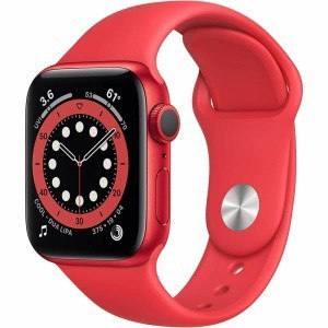 Apple Watch Series 6, 40 мм, корпус из алюминия цвета RED, спортивный ремешок