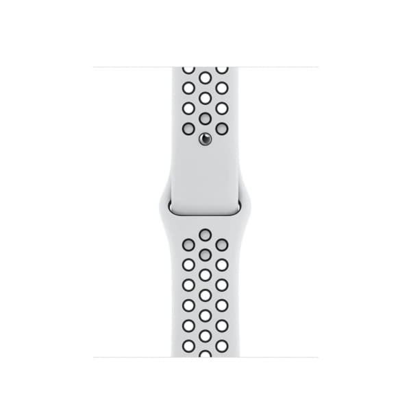 Apple Watch Series 6 NIKE+, 40 мм, корпус из алюминия серебристого цвета, спортивный ремешок