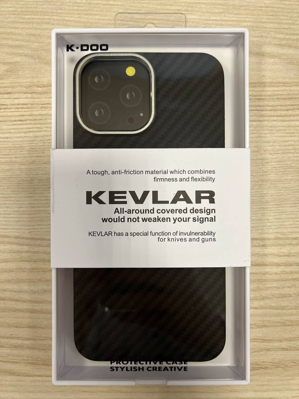 Купить Чехол K-doo Kevlar Черно-серый в СПб - iStorespb.ru