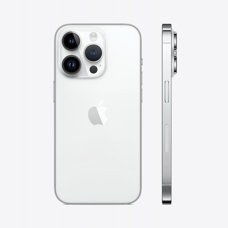 Смартфон Apple iPhone 14 Pro 256 ГБ, Dual: nano SIM + eSIM, серебристый