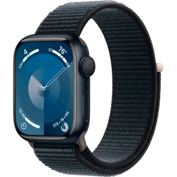 смарт -часы Apple Watch Series 9 41mm Midnight Aluminum Case with Midnight Sport Loop