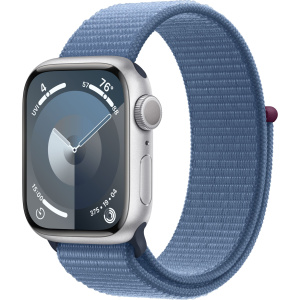 Смарт-часы Apple Watch Series 9 41mm Silver Aluminum Case with Winter Blue Sport Loop