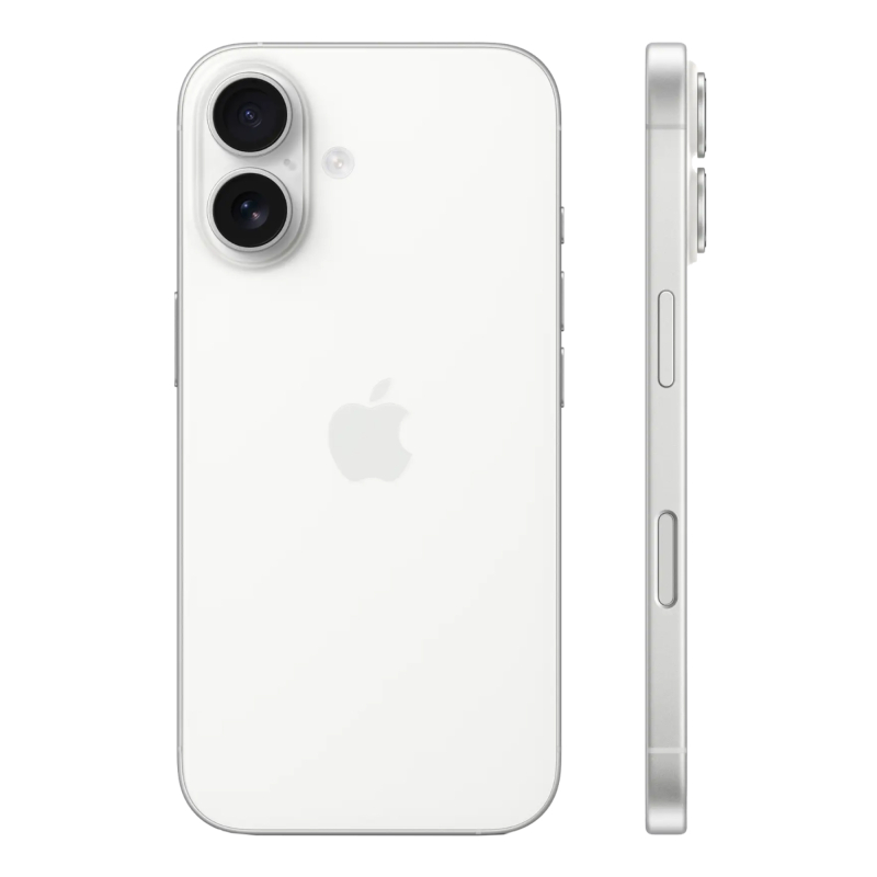 Apple iPhone 16 Plus 128 ГБ SIM+eSIM , белый