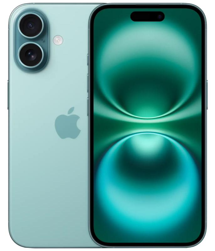 Apple iPhone 16 Plus 128 ГБ SIM+eSIM , бирюзовый