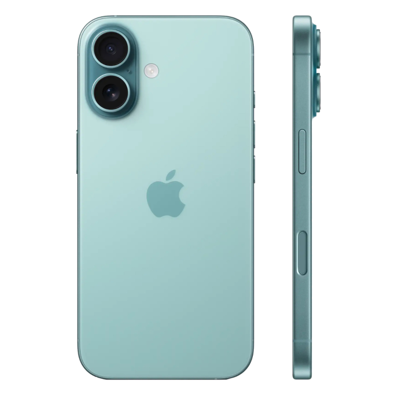 Apple iPhone 16 Plus 128 ГБ SIM+eSIM , бирюзовый