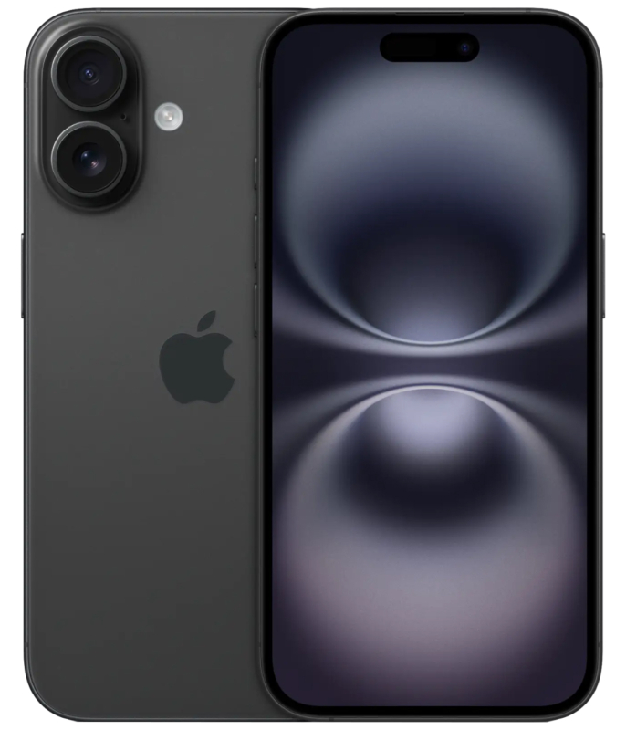 Apple iPhone 16 Plus 128 ГБ SIM+eSIM , черный