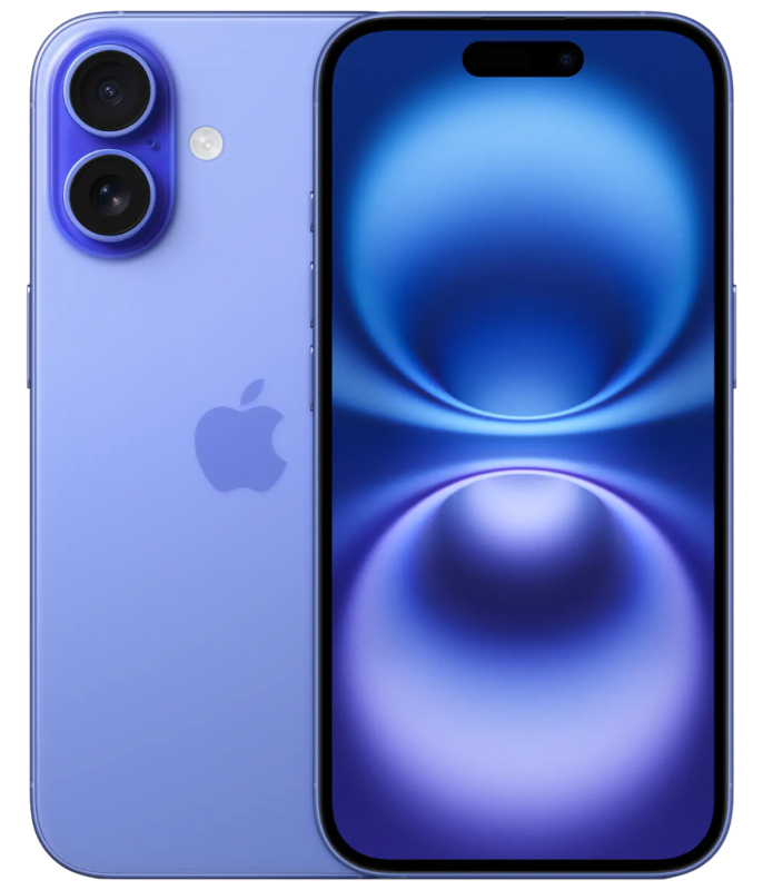 Apple iPhone 16 Plus 256 SIM+eSIM ГБ, ультрамарин