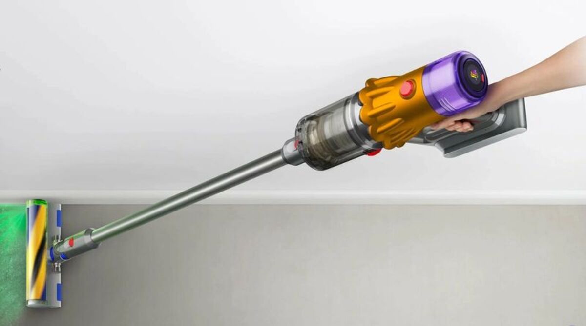 Пылесос Dyson V12 Detect Slim Absolute (SV46) Yellow/Nickel