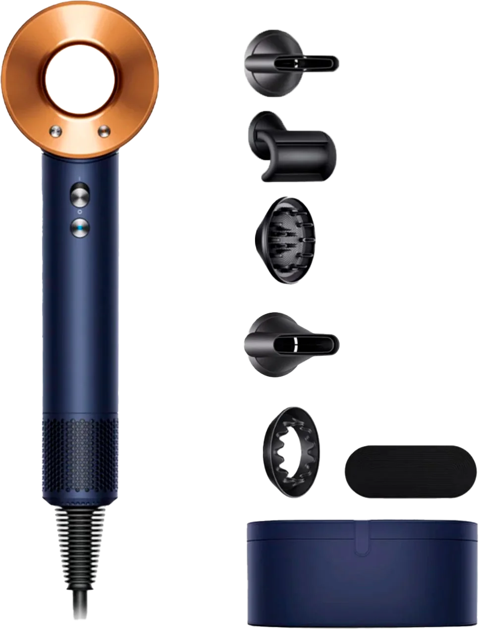 Фен Dyson Supersonic HD08, Prussian Blue/Bright Copper