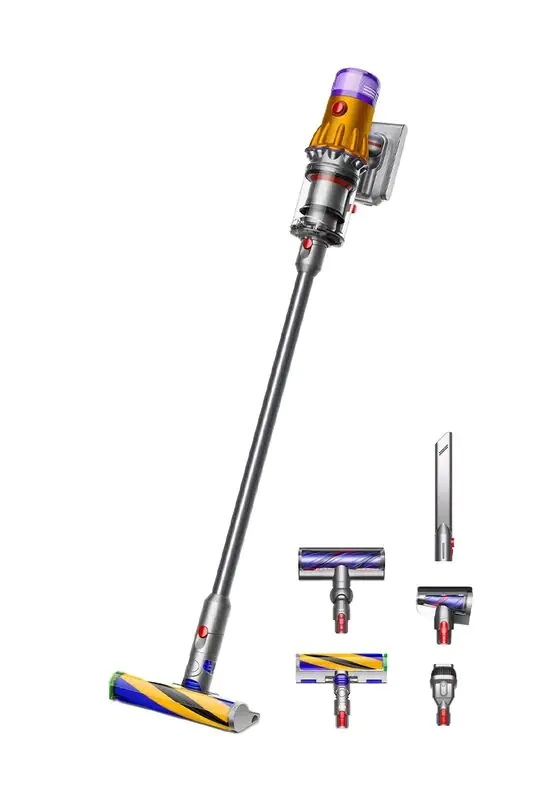 Пылесос Dyson V12 Detect Slim Absolute (SV46) Yellow/Nickel