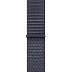 Apple Watch Series 11 42mm Space Gray Aluminum Case with Sport Loop Anchor Blue