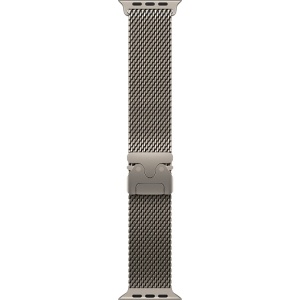 Apple Watch Ultra 3 (2025) 49mm Natural Titanium Case with Natural Titanium Milanese Loop Small