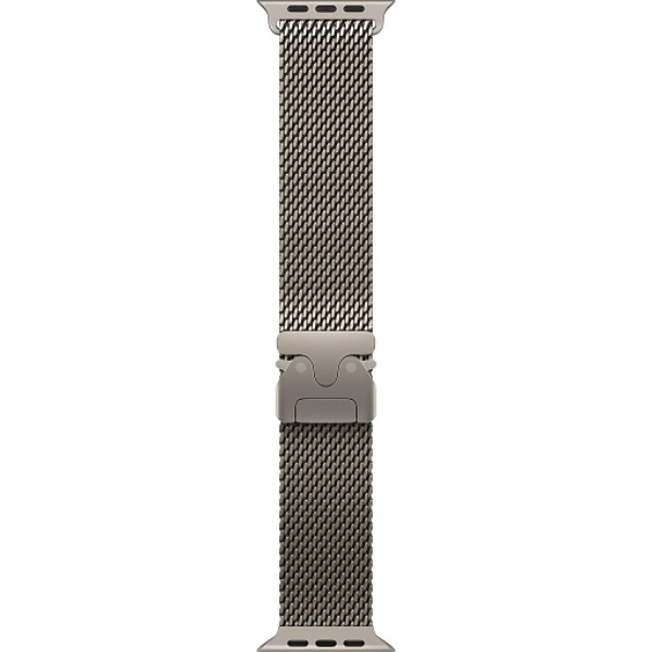 Apple Watch Ultra 3 (2025) 49mm Natural Titanium Case with Natural Titanium Milanese Loop Small Apple Watch Ultra 3 (2025) 49mm Natural Titanium Case with Natural Titanium Milanese Loop Small
