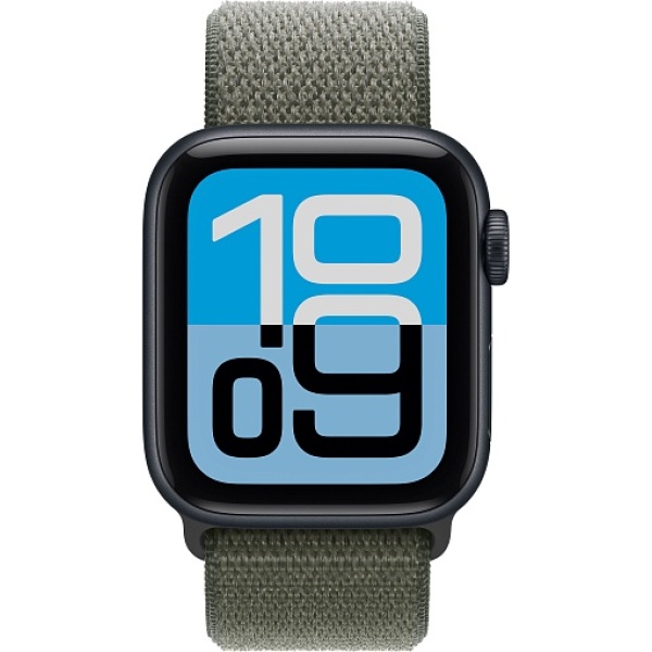 Umnye chasy Apple Watch SE 3 40mm (2025) Midnight Aluminum Case with Sport Loop Forest Umnye chasy Apple Watch SE 3 40mm (2025) Midnight Aluminum Case with Sport Loop Forest