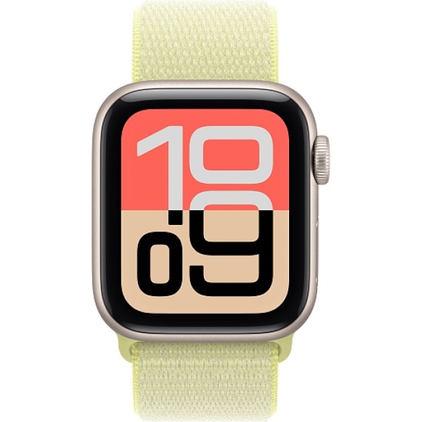 Umnye chasy Apple Watch SE 3 40mm (2025) Starlight Aluminum Case with Sport Loop Neon Yellow Umnye chasy Apple Watch SE 3 40mm (2025) Starlight Aluminum Case with Sport Loop Neon Yellow