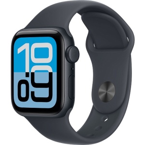Apple Watch SE 3 40mm (2025) Midnight Aluminum Case with Sport Band Midnight