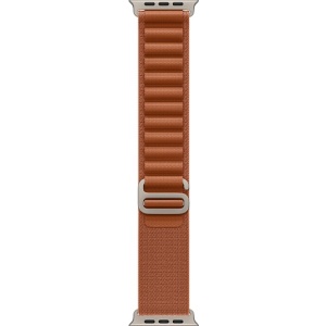 Apple Watch Ultra 3 (2025) 49mm Natural Titanium Case with Terra Cotta Alpine Loop Small