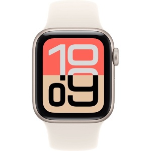 Umnye chasy Apple Watch SE 3 40mm (2025) Starlight Aluminum Case with Sport Band Starlight