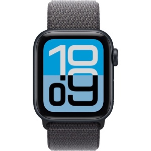 Umnye chasy Apple Watch SE 3 40mm (2025) Midnight Aluminum Case with Sport Loop Dark Gray