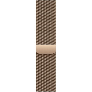 Apple Watch Series 11 46mm Gold Titanium Case with Milanese Loop Gold