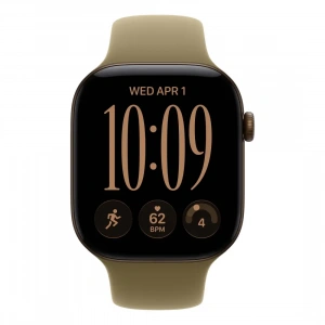 Apple Watch Series 12 GPS 42 мм Dark Bronze / Olive Sport Band — ракурс