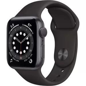 Apple Watch Series 6, 40 мм, "Серый космос", спортивный ремешок — купить в Санкт-Петербурге