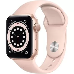 Apple Watch Series 6, 40 мм, золотого цвета, спортивный ремешок — купить в Санкт-Петербурге
