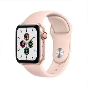 Apple Watch SE, 40 мм, золотого цвета, спортивный ремешок