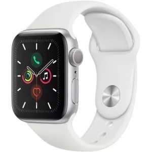 Apple Watch Series 5 GPS,40mm Silver Aluminium (MWV62)