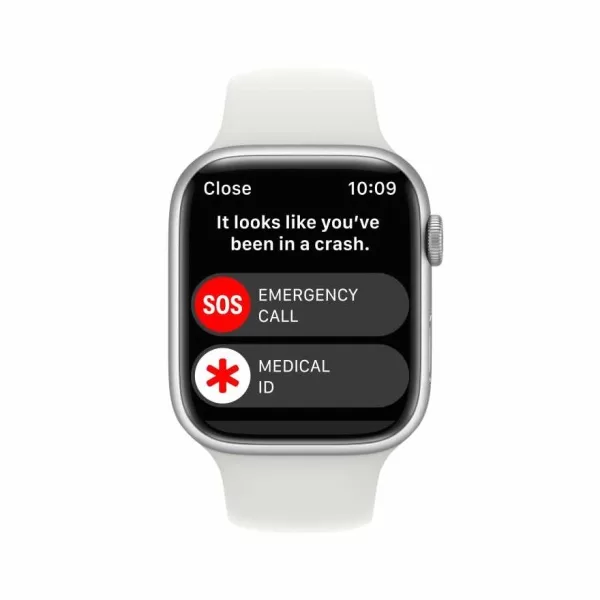7a68cfceb43afb3d36b34182a4fed0fd Apple Watch Series 8 45mm Silver Aluminum Case with Sport Band, White