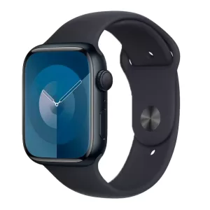 Apple Watch Series 9 GPS 45mm (корпус - темная ночь, спортивный ремешок темная ночь, IP6X) — купить в Санкт-Петербурге