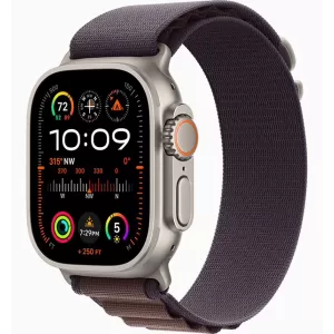 Apple Watch Ultra 2 GPS + Cellular 49mm (корпус - титан, ремешок Alpine Loop индиго, IP6X) — купить в Санкт-Петербурге