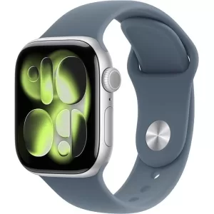 Apple Watch Series 11 42mm Silver Aluminum Case with Sport Band Anchor Blue