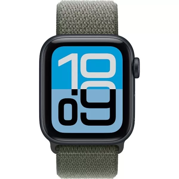 Umnye chasy Apple Watch SE 3 40mm (2025) Midnight Aluminum Case with Sport Loop Forest Umnye chasy Apple Watch SE 3 40mm (2025) Midnight Aluminum Case with Sport Loop Forest