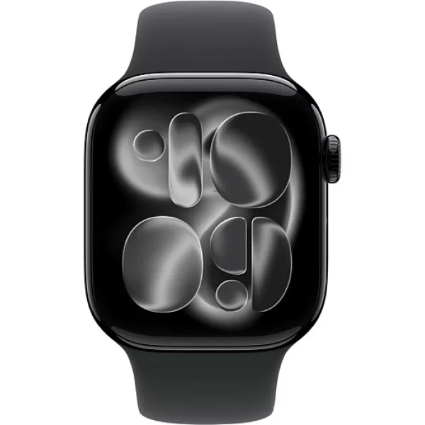 Apple Watch Series 11 42mm Jet Black Aluminum Case with Sport Band Black Apple Watch Series 11 42mm Jet Black Aluminum Case with Sport Band Black