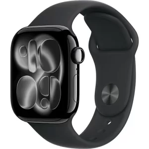 Apple Watch Series 11 42mm Jet Black Aluminum Case with Sport Band Black