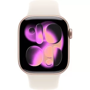 Apple Watch Series 11 42mm Rose Gold Aluminum Case with Sport Starlight