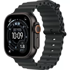 Apple Watch Ultra 3 (2025) 49mm Black Titanium Case with Black Ocean Band